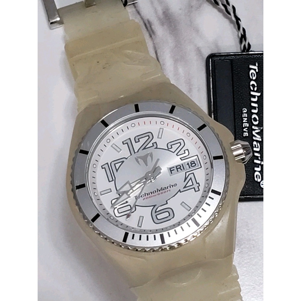 WORKS - NEEDS NEW STRAP - TechnoMarine Unisex 108009 Cruise 3-Hand